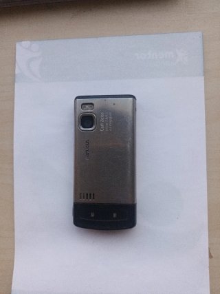Nokia 6500 Slide Plata/Negro