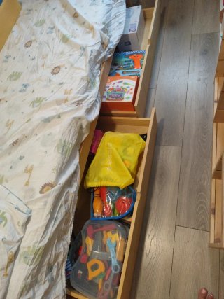 Cama tipi madera infantil Para colchón 90cm