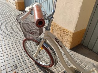 Bicicleta Clásica Color Crema