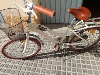 Bicicleta Clásica Color Crema