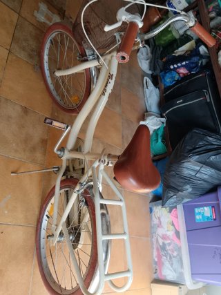 Bicicleta Clásica Color Crema