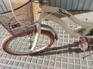 Bicicleta Clásica Color Crema