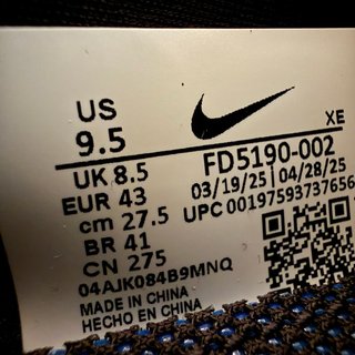 Nike Zegama Trail 2 Negro/Gris Talla 43 Nuevo