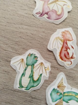 Pegatinas/stickers de dragones