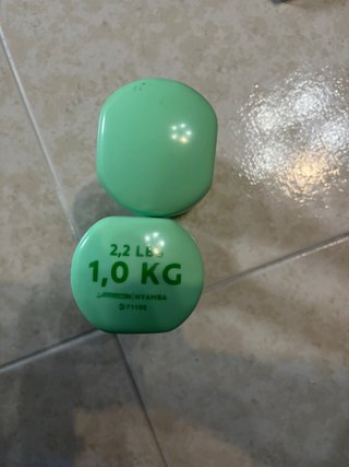 Mancuernas 1kg (2.2 LBS) Decathlon