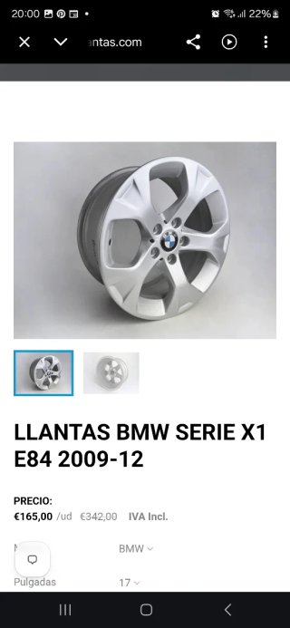 Llantas de aleación BMW
