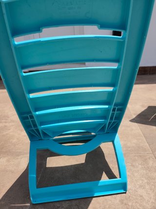 2 Sillas de Playa Plegables Azul