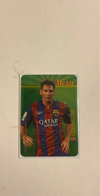 Cromo Messi Goldstar