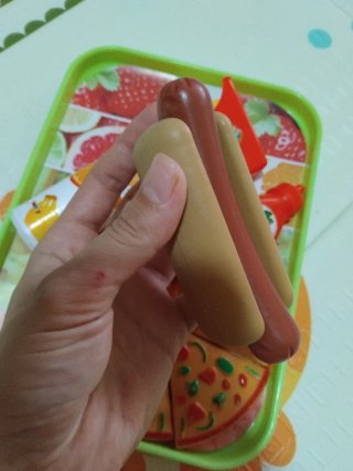 Set de comida de plástico para niños