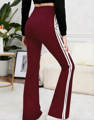 Pantalón legging deportivo acampanado Burdeos xs/S