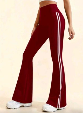 Pantalón legging deportivo acampanado Burdeos xs/S