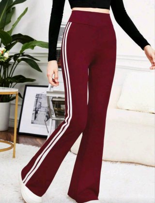 Pantalón legging deportivo acampanado Burdeos xs/S