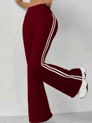 Pantalón legging deportivo acampanado Burdeos xs/S