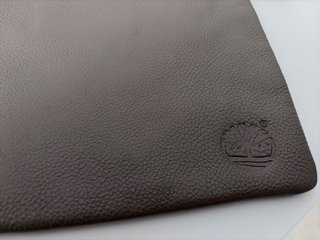 Pochette Timberland marrone in pelle