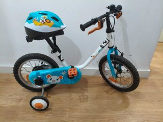 Bici infantil B'Twin 100 Arctic 14"