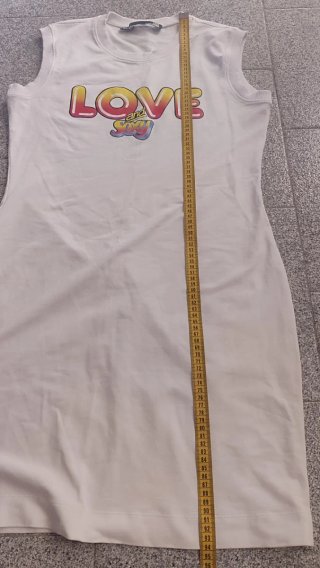 Vestido Moschino Blanco Love and Sexy