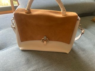 Bolso Parfois Marrón y Blanco