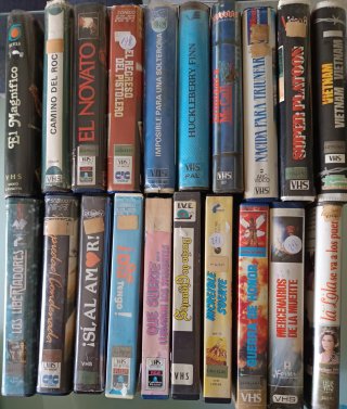 VHS Películas Caja grande, Acción, Aventura, etc