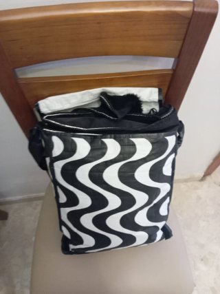 Bolso con Manta negra para Moteros.