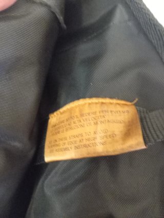 Bolso con Manta negra para Moteros.