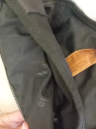 Bolso con Manta negra para Moteros.