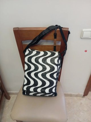 Bolso con Manta negra para Moteros.