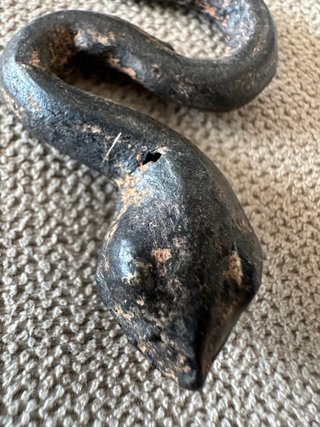 Figura Serpiente Bronce Arte Africano
