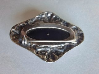 COLGANTE VINTAGE ONIX Y MARCASITAS