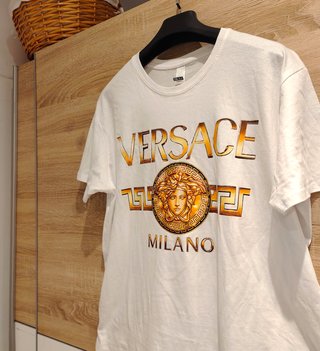 Camiseta Versace Blanca Hombre
