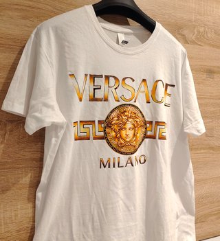 Camiseta Versace Blanca Hombre