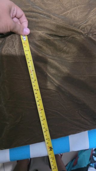 Pantaloni H&M velluto vita alta marroni EUR 44