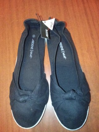 Zapatos planos negros mujer