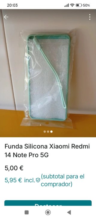 Funda Silicona Xiaomi Redmi 14 Note Pro 5G