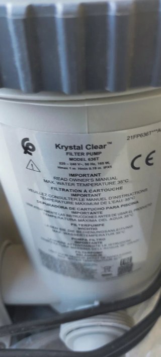 Depuradora Intex Krystal Clear 636T