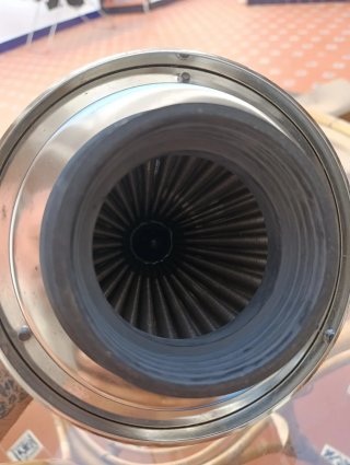 Filtro de potencia cromado