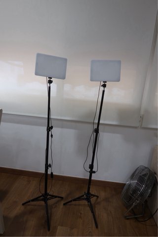 2 Focos LED para fotografía y vídeo