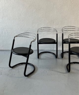 4 Sillas Postmodernas, Vintage años 80