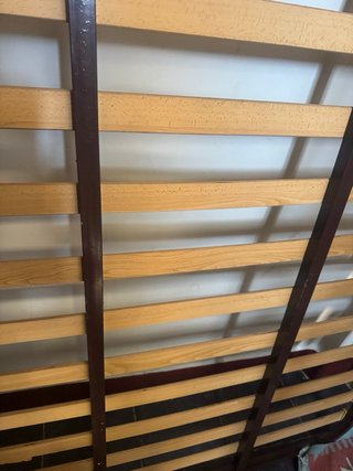 Somier Matrimonio Madera y Metal