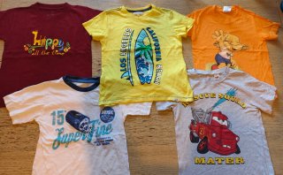 Lotto abbigliamento bambino 5/6 anni