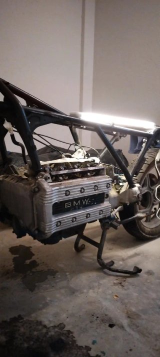 BMW K100 R Azul Touring
