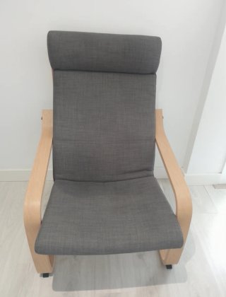 Butaca IKEA gris