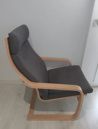 Butaca IKEA gris