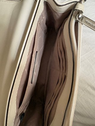 Bolso Michael Kors blanco acolchado