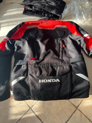 Traje Alpinestars Cordura Negro/Rojo