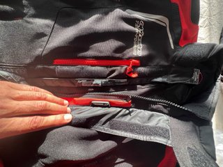 Traje Alpinestars Cordura Negro/Rojo