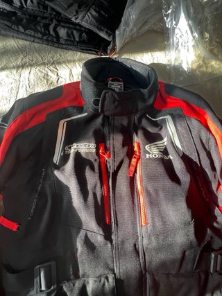 Traje Alpinestars Cordura Negro/Rojo