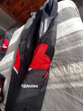 Traje Alpinestars Cordura Negro/Rojo