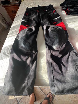 Traje Alpinestars Cordura Negro/Rojo