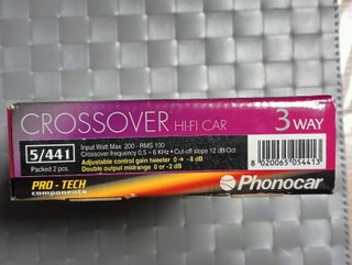 FILTROS PHONOCAR 5/441 PARA ALTAVOCES DE 3 VIAS