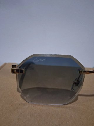 Gafas Cartier Doradas y Azules